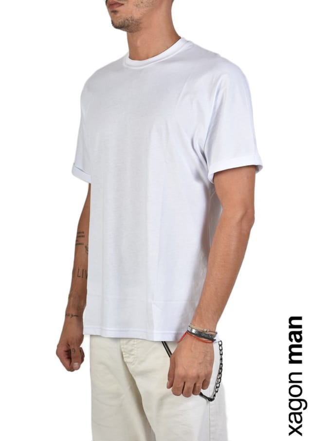 Xagon Man T-Shirt Mannen Wit