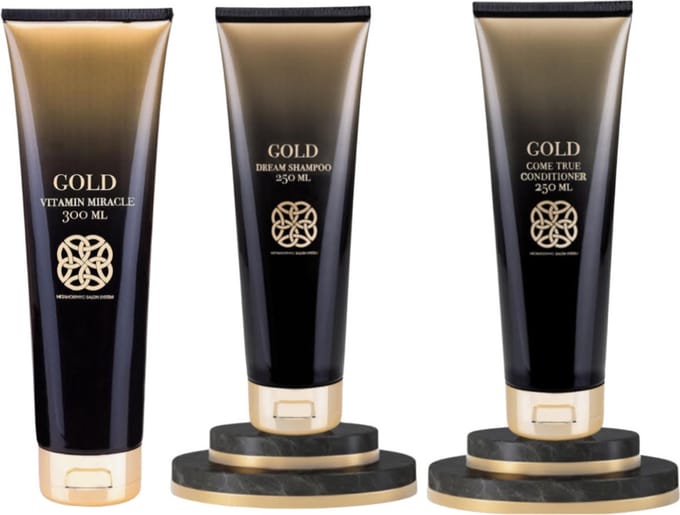 Gold Vitamin Miracle 300 ml & Gold Come True Conditioner & Gold Metamorphyc Dream Shampoo