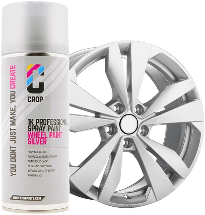 CROP Velgen Lak Zilver spuitbus 400ml