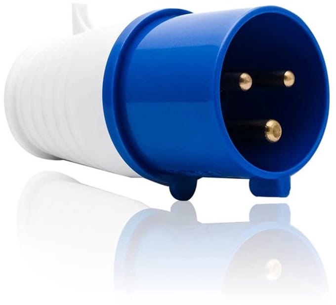 Allecto - 3-polige stekker - Industrieel stopcontact - Ip44