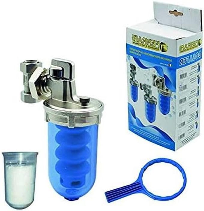 Doseerder Polyfosfaat - Kalkfilter - Waterbehandeling - Met Bypass - Draaibaar - Messing