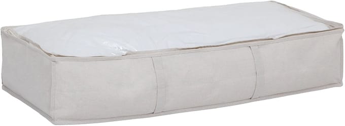 Onder bed opbergtas Five® - Dressy+ - Beige - Opvouwbaar