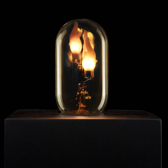 Segula LED Fire Flame Line E27 0,6W Tube rook 1800K decoratie