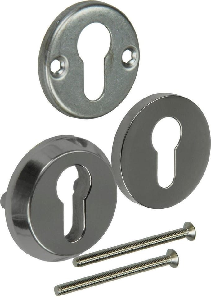 Yale Beveiliging voor profielcilinder pz 55mm Messing geborsteld