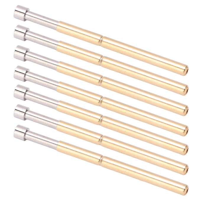 100 stuks Veer Test Pogo Pin Concaaf Kop Type Messing Materiaal 2,02mm0,1in Buisdiameter