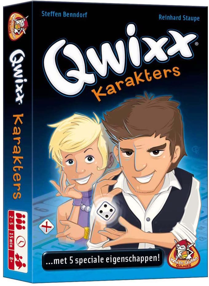 White Goblin Games Qwixx: Karakters Uitbreiding - Vanaf 8 jaar