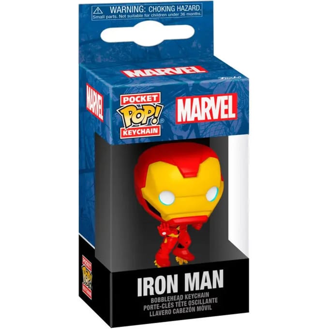 Funko Pocket Keychain! Marvel - Iron Man Keychain (New Classics)