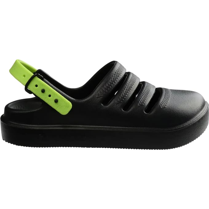 Havaianas Kids Clog Jongens Slippers - Zwart/Lime Groen - Maat 27/28