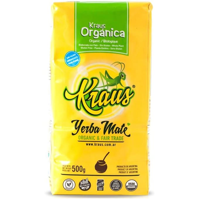 Yerba Mate Kraus Bio Mate Orgánica | 500 gram