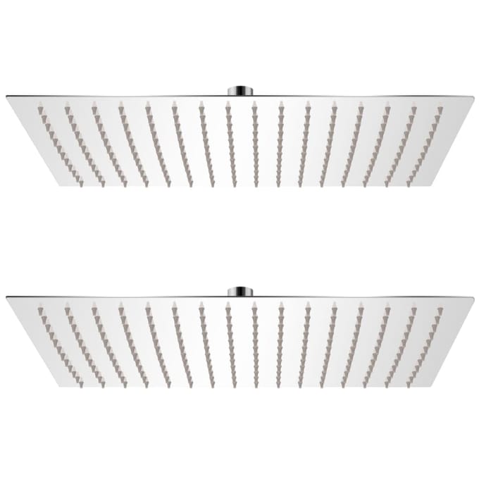 vidaXL - Regendouchekoppen - 2 - st - 30x40 - cm - roestvrij - staal