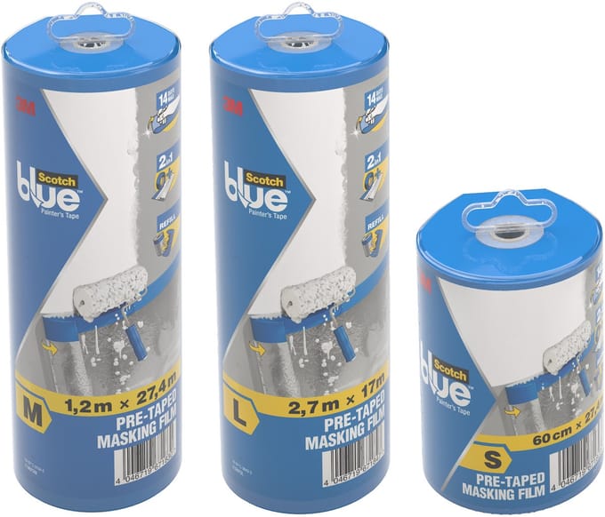 ScotchBlue™ Afdekfolie navulling, 2090FRS, 609 mm x 27.4 m, 1 rol