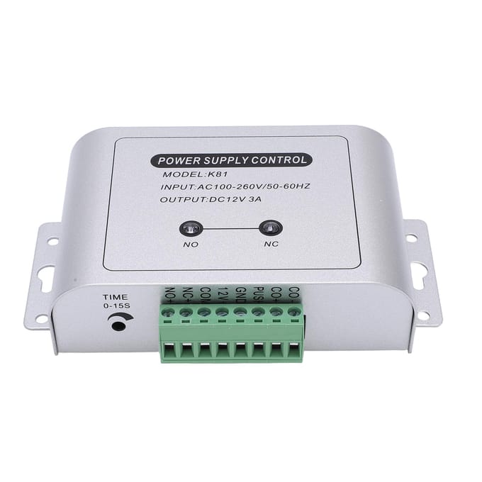 Contrôleur d'alimentation 12V 3A Électrique pour Interphone Sonnette Système d'Accès d'Entrée de Porte 100‑260V