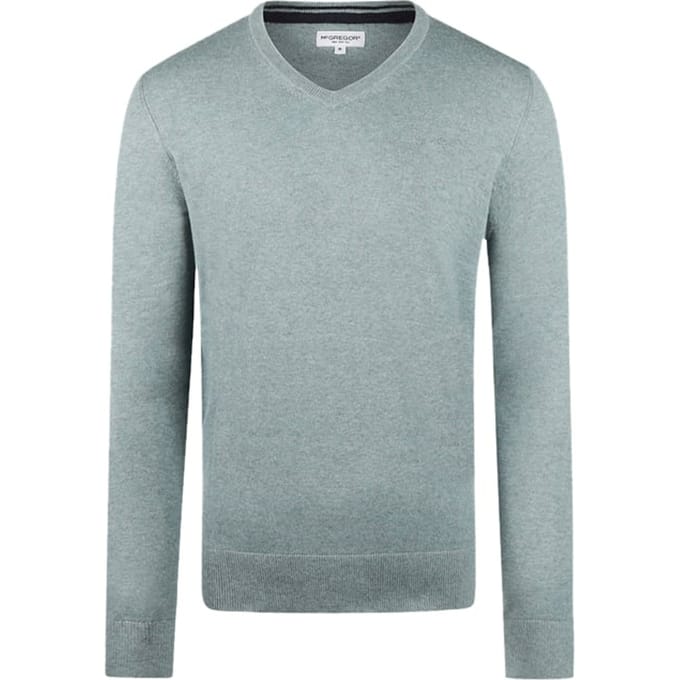 McGregor V-neck Sweater Dark Sage Größe: 3XL | Pullover Outlet | Herren | Grün