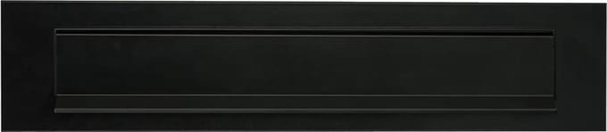 AMI briefplaat met veer type DL, 340x73 zwart