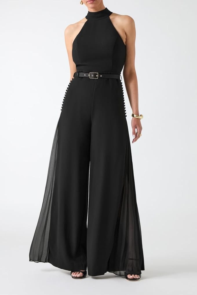GUESS Saffie Jumpsuit Jet Black A996 Taglia: 38 | Tute Outlet | Donna | Nero