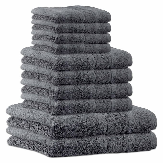Cawoe Handdoek C Noblesse Een maat, 50x100 Set van 10
