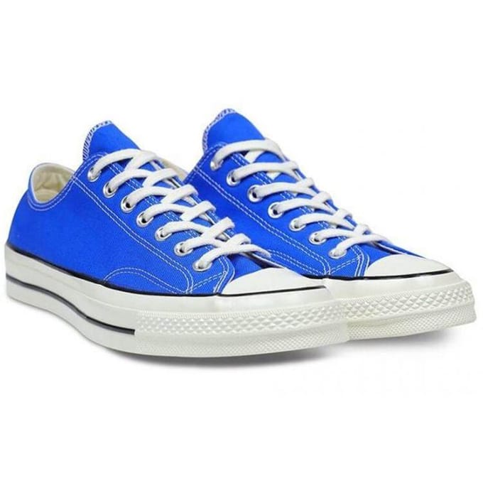 Converse Chuck Taylor All Star 70 Mode Confortable Polyvalent Baskets Basses en Toile Unisexe Bleu 162061C 36 blue