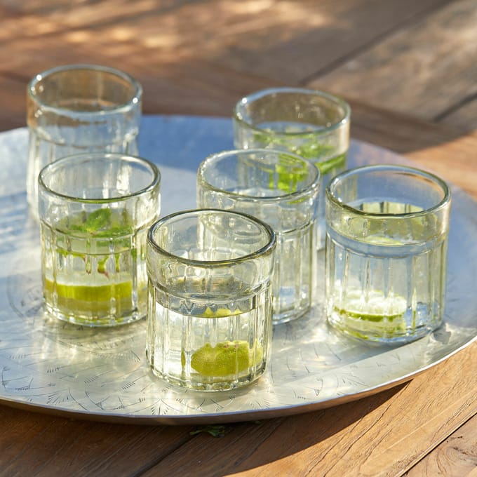 LOBERON Glas set van 6 Roseville helder