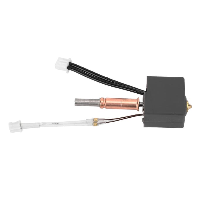 Extruder Hotend Kit 0.4mm Messing Mondstuk 100K Thermistor Verwarmingsblok Geassembleerd Hete Einde voor Kobra 3 Printer white