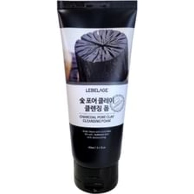 LEBELAGE - Cleansing Foam - 9 Types Charcoal Pore Clay