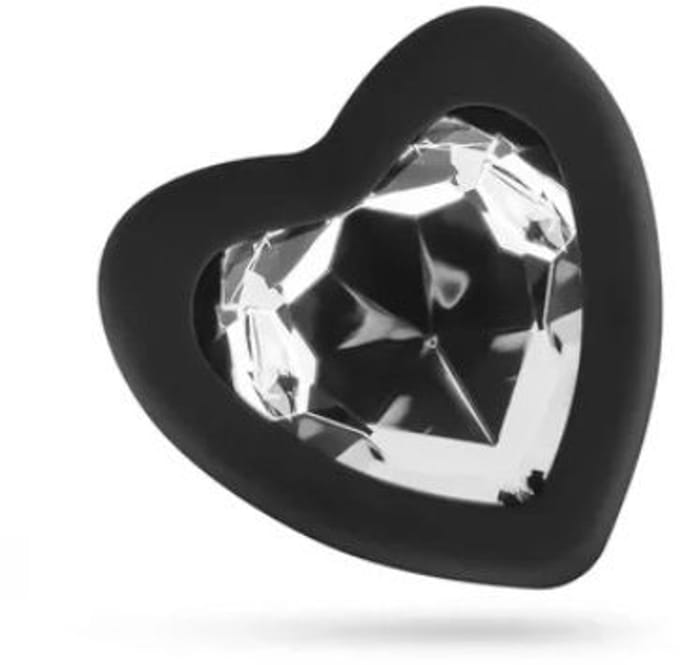 Anaal Plug Diamant - Zwart