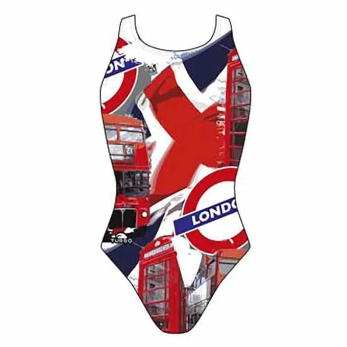 Turbo Wp London Zwemkleding Rood 3XL Vrouw