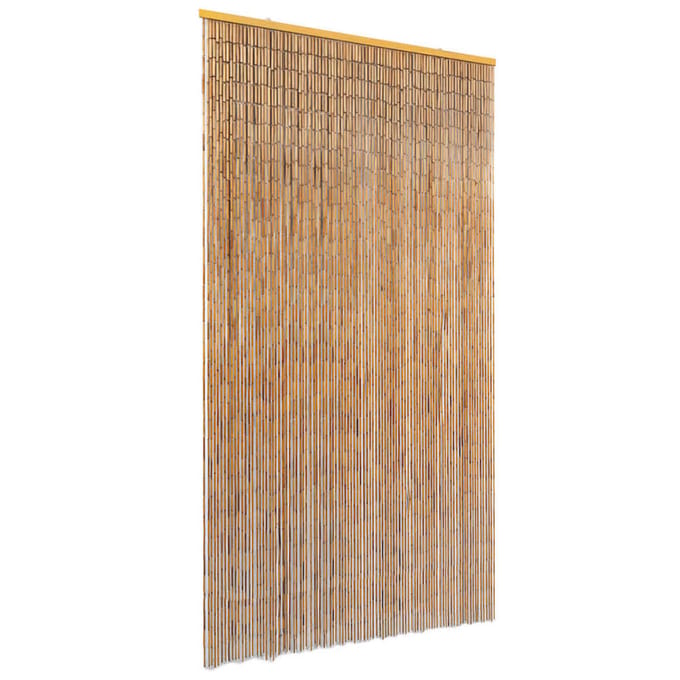 vidaXL - Vliegengordijn - 100x220 - cm - bamboe