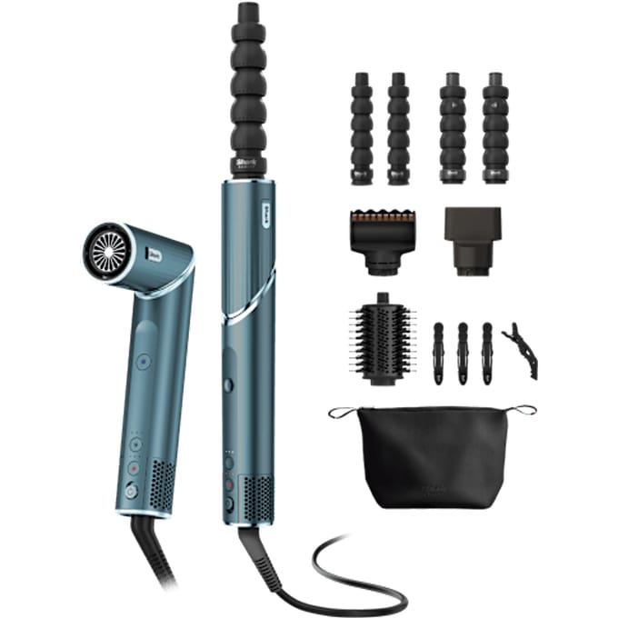 Shark FlexStyle 5-in-1 Föhn en Multistyler in Turkoois | HD456TLEU | van SharkNinja