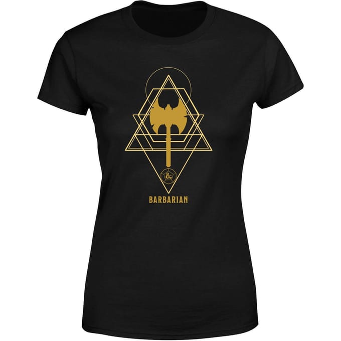 Dungeons & Dragons Barbarian Women's T-Shirt - Zwart - M