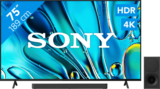 Sony Bravia 3 75" 4K Led (2025) + Sony HT-S400