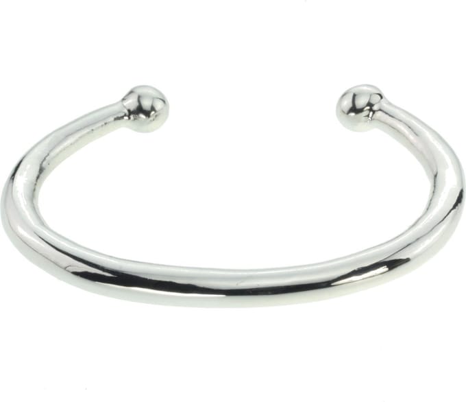 Behave - Bangle zilverkleur open design - Minimalistische layeringstijl