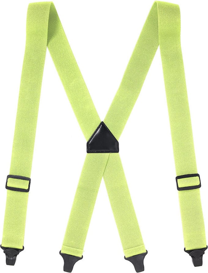 Jobman 9013 Braces No Scratch 65901384 - Geel - One size