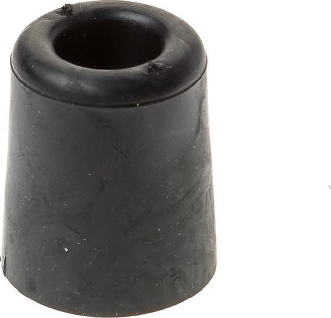 Deurbuffer zwart  35mm