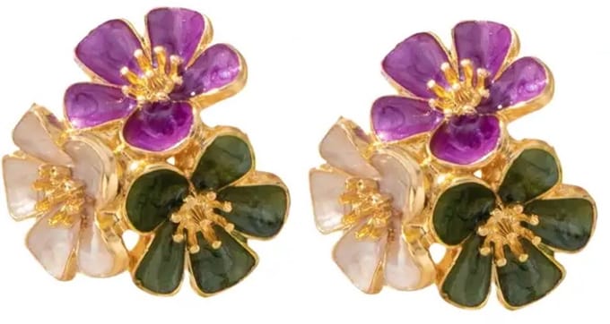Dames oorbellen - Bloemvormig - Elegant - Lichtgewicht - 3cm