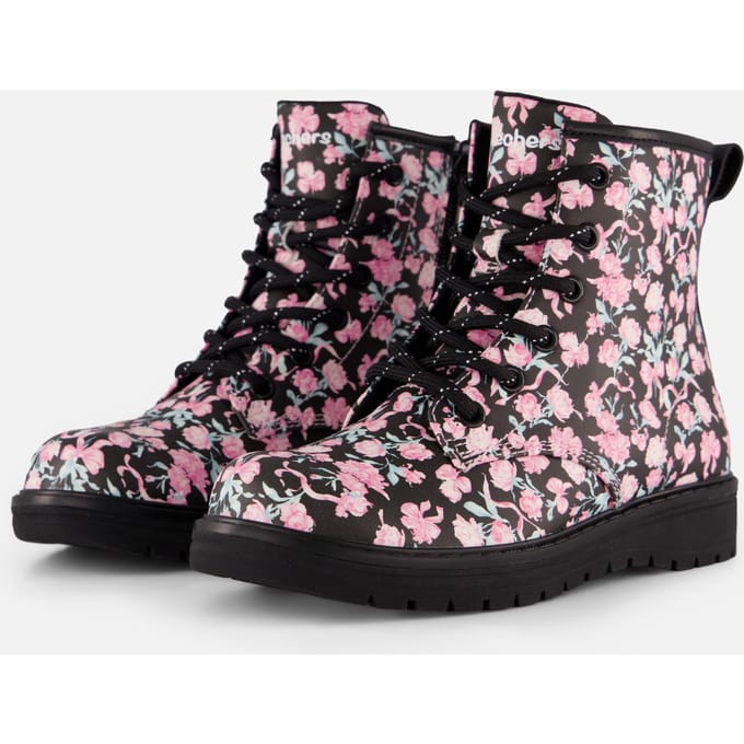 Skechers GRAVLEN-PRETTY PUNK Meisjes Laarzen - Zwart