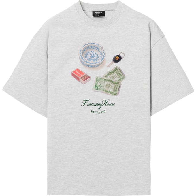 Burocs Oversize Still Life T-shirt Grijs