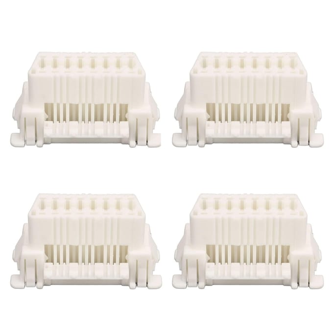 10PCS OBD2 16-pins vrouwelijke stekker kabelboom connector wit voor auto diagnostische stekker interface scanner white