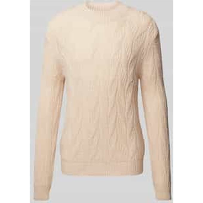 Oversized gebreide trui wolmix model 'CARIS'