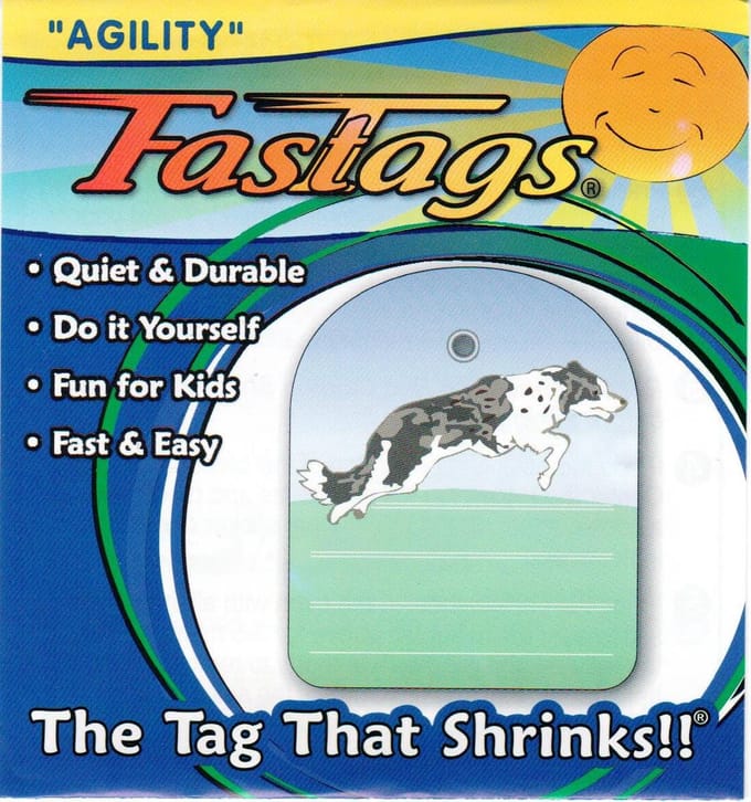 FasTags Hondenpenning om zelf te maken ‘Agility’