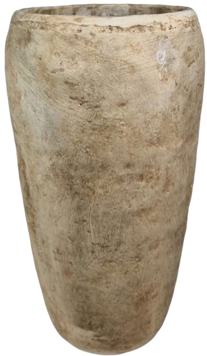 Vaas steen crème 21x39,5cm