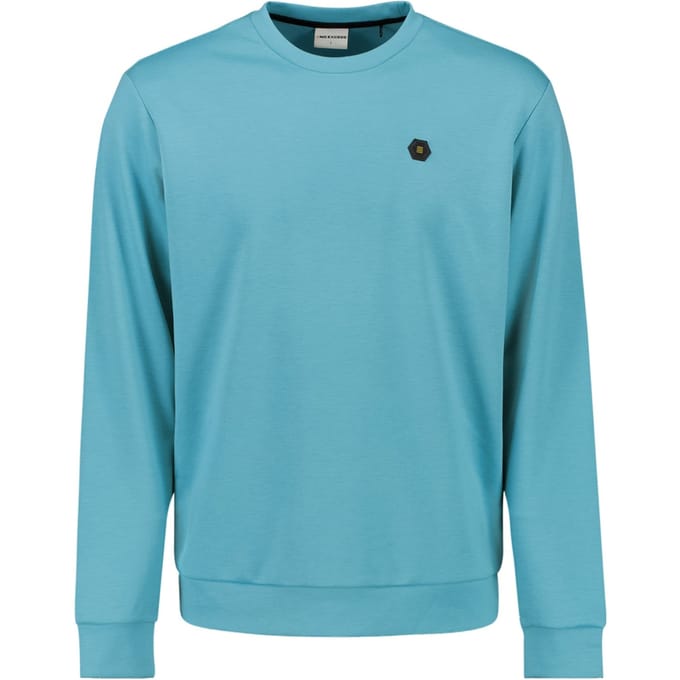 No Excess Sweater Crewneck Seablue Größe: L | Pullover Outlet | Herren | Blau
