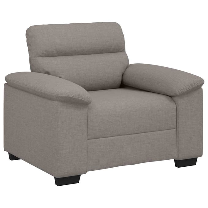 vidaXL Sofastoel Taupe 100x81x84 cm Stof