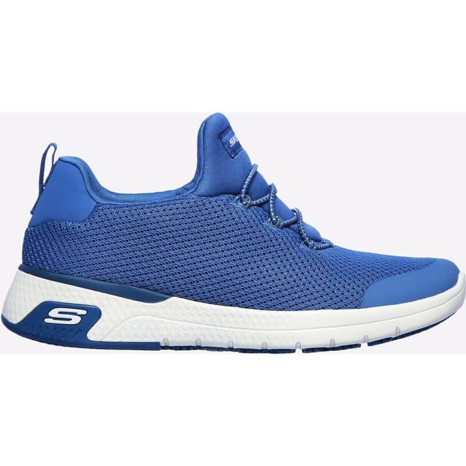 Skechers Workwear Marsing Waiola SR Mesh Dames Blauwe Sneakers