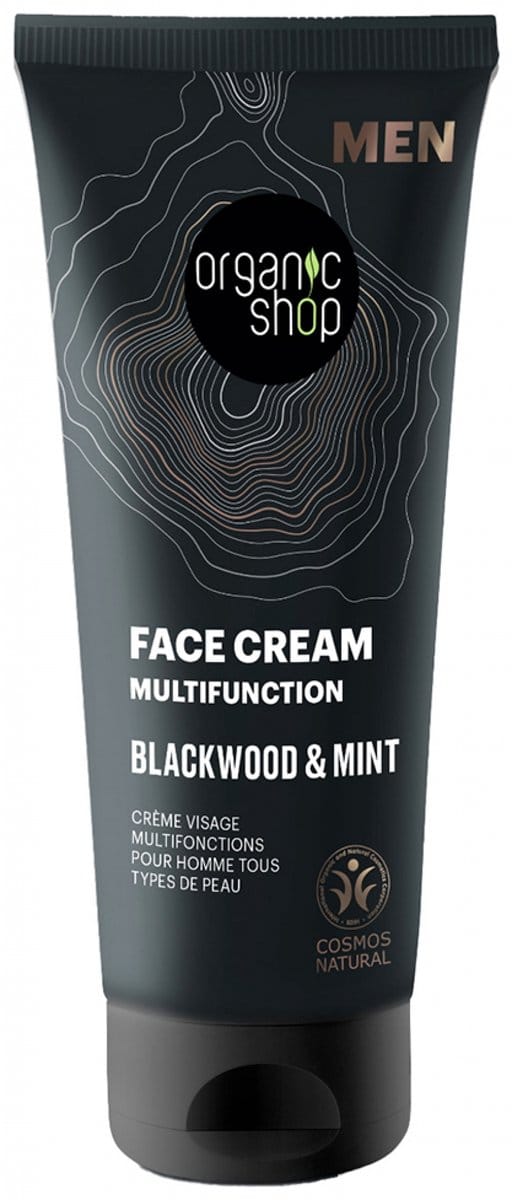 Organic Shop Men Eikenbast en Munt Multifunctionele Gezichtscrème 75 ml