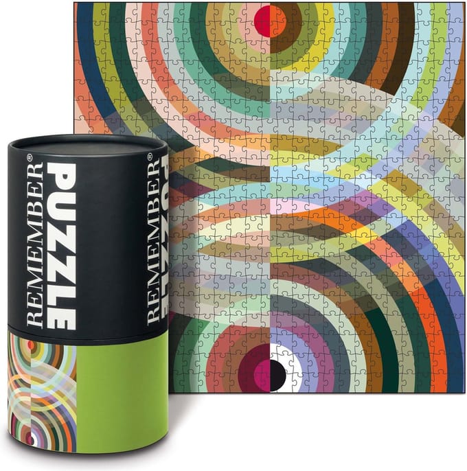 Remember - Spel Puzzel Tartan - Papier - Multicolor