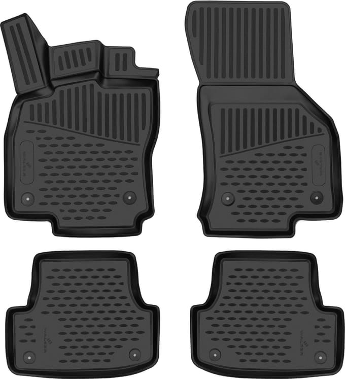 Walser Rubberen Voetmatten XTR geschikt voor Audi A3 Limousine (8VS - 8VM) 05/2013-2020