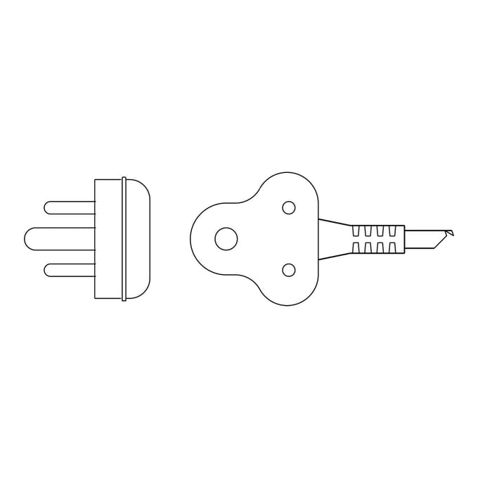 AEG snoer, 2m,Thailand 1471378917