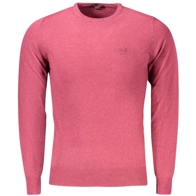 Cavalli Class Rosso Viscose Heren Trui