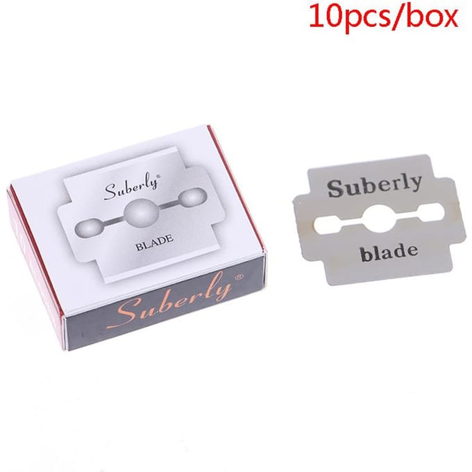 10/100 stuks eeltverwijderaar vervangende messen schaafmessen voor harde dode huid van de voet 10pcs white