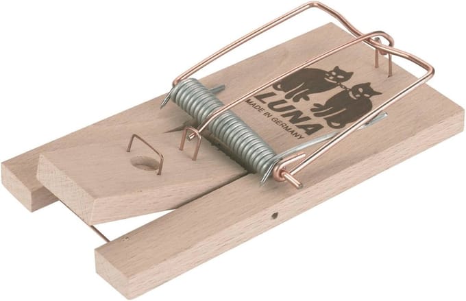 Rattenval Luna met Houten Ontspanner - Effectieve Oplossing Voor Rattenbestrijding